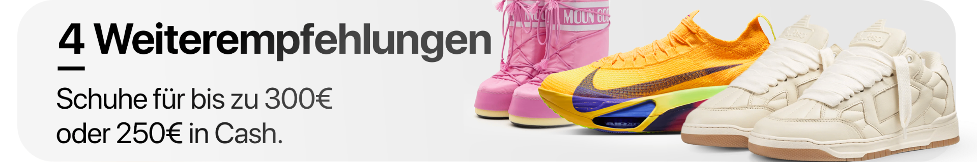 Batch für 4 Weiterempfehlungen